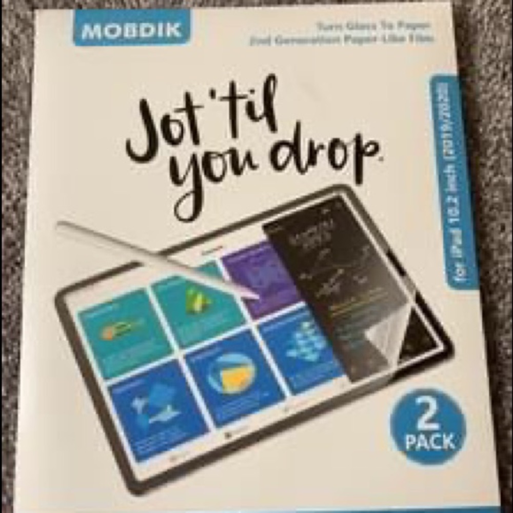 NEW [2 PACK] Paperfeel Screen Protector iPad Air 3 2019 / iPad Pro 10.2
